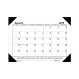 House of Doolittle 2026 Economy 22 x 17 Monthly Desk Pad Calendar, Black/White (12402-26)