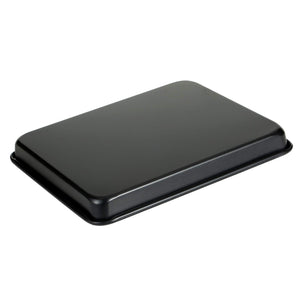11 Inch Baking Sheets Pan Nonstick Set of 2, Walooza 1-inch Deep Baking Trays, 11X9 Inch Cookie Sheet Replacement Toaster Oven T