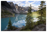 Moraine Lake In The Valley Of The Ten Peaks, Banff National Park, Alberta, Canada-Paper Art-50,,X34,,