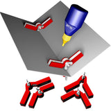 Bachmann Trains Industries Adjustable Snap Magnetic Gluing Clamps (Set of 2) for use with all scales