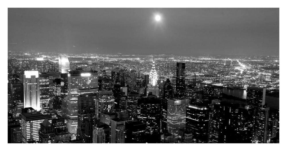 Aerial View Of Manhattan, Nyc-Paper Art-38,,X20,,