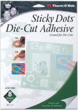 Sticky Dot DieCut Adhesive Sheets8.5x11 8/Pkg