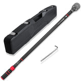 XEIMILE 3/4-Inch Drive Click Torque Wrench - 100-700 Ft-Lb/136-949Nm, Dual-Direction Adjustable 48 Tooth Inch Pound Torque Wrenc