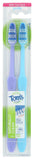 Toms of Maine Naturally Clean Toothbrush, Soft, 2Pack (Packaging May Vary)
