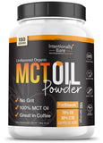 Intentionally Bare Organic MCT Oil Powder - Zero Net Carbs & No Grit MCT Powder for Body & Brain - Vegan MCT Creamer for Coffee,