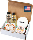 CLARK'S Cutting Board Care Kit, Includes Wood Cutting Board Oil, Soap, Wax, and Buffing Pad, Food Grade Mineral Oil for Wood Cut