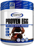 Gaspari Nutrition Proven Egg, 100% Egg White Protein, 25g Protein, Keto Friendly, Dairy and Lactose Free, Soy Free (1lb, Chocola