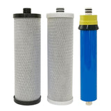 Replacement Pre and Post Filter Set With Membrane 50GPD Compatible to Rainsoft Reverse Osmosis Ultrefiner II Premium Drinking Wa