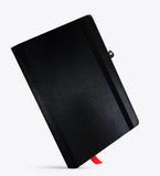 Brown Cloud Basic Black Leather Cover Notebook/Diary (Nb Blackbasic 001) (1 Diary)