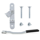 LONFFERY Cargo Trailer Cambar Cam Bar Lock, Trailer Door Latch for Folding Ramp Door