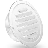 Zonon 1 Pcs Stainless Steel Soffit Vents 6 Inch Round Dryer Vent Cover with Mesh Screen for Home Outdoor Bathroom Wall Ceiling O
