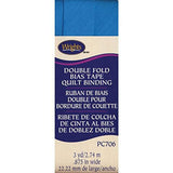 Wrights Products Double Fold Quilt Binding 7/8 X3yd, Turquoise