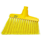Vikan 29166 Split Bristle Angle Head Broom, 11.4inch, Yellow