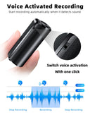 128G Magnetic Voice Recorder with AI-Intelligent Triple Noise Reduction,25 Days Continuous Recording Device,Voice Activated Audi