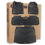 G-PLUS Floor Mats Compatible with Honda CRV 2023 2024 2025(Include Hybird) TPE All Weather Full Cover Protection 4 Piece,Black F