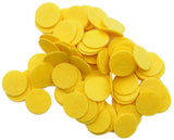 Playfully Ever After 1.5 Inch Yellow 94pc Stiff Felt Circles