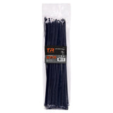 TR Industrial Multi-Purpose UV Resistant Black Cable Ties, 14 inches, 100 Pack