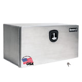Buyers Products 1706410 Pro Series Underbody Truck Box With 3-Point Compression Latch, Smooth Silver Aluminum, Made in the USA, 