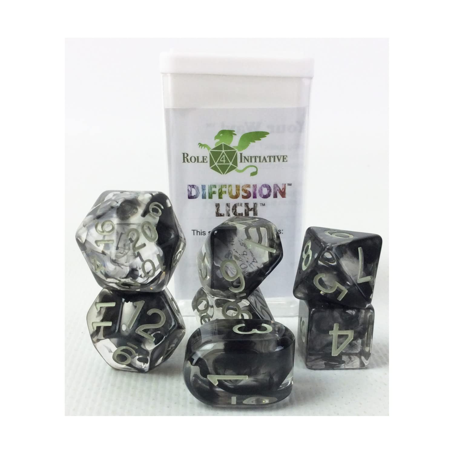 Role 4 Initiative R4I Dice W/ Arch'D4: Diffusion - Lich (7)