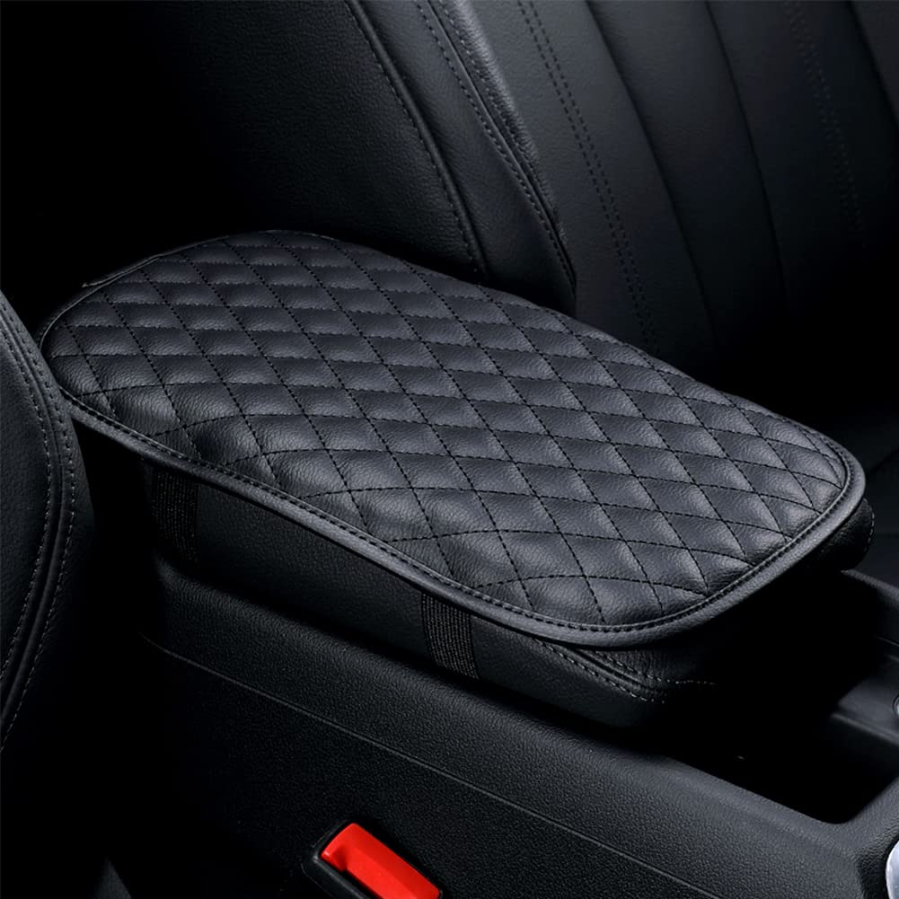 Eskonke Basic Auto Center Console Cover Car Armrest Cover Waterproof Leather Cushion Pad Protector Universal Car Decor Accessori