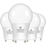 hansang A19 LED Bulb Gu24 Light Bulb Base,9W (100W Equivalent),900 Lumens,5000K Daylight,220 Degree Beam Angle,Gu24 Twist Base,f
