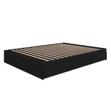 Nexera 3 Drawer Storage Bed, Full, Black
