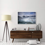 Hubbard Glacier Encroaching On Gilbert Point, Wrangell-St. Elias National Park, Alaska-Paper Art-50,,X34,,