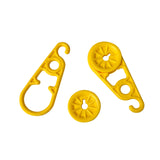 AccuSharp Super Snaps Tarp Clips, Movable Snap Clips for Outdoor Camping, Awning, Banner, Cover, Tarps and Plastic Sheeting, Tar