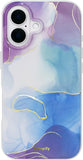 SCORPIFY for iPhone 16 Case [Compatible with MagSafe] with Dense Ocean Marble Design, Cute Magnetic Phone Cover for Women Girls,