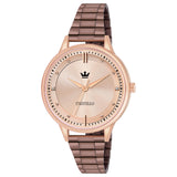Crestello Brown Metal Chain Analog Wrist Watch For Women (Copper Dial) | Cr-Cp156-Rg-Bwch