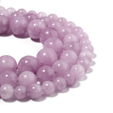 Filluck Natural Stone Beads Pink Opal 8mm Polished Round Smooth Gemstone Beads for Jewelry Making 15 Inch(Pink Opal,8mm)