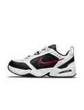 Nike Air Monarch IV Training Shoe (4E) - White/Black/Varsity Red, Size 9.5 US