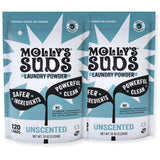 Mollys Suds Original Laundry Detergent Powder | Clean Laundry Detergent Powder for Sensitive Skin | Simple, Effective Ingredien