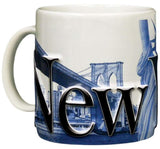 Americaware - City of New York Souvenir Ceramic Coffee Mug / Cup - 18oz