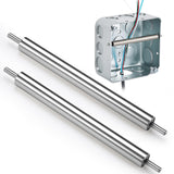 Chunful 2 Pcs Steel Wire Pulling Roller, Electrical Wire Pulling Tool, Single Person Operation, Supports and Keeps It Level with