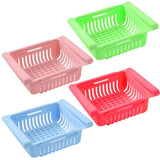 Oblivion Plastic Virgin Freeze Storage, Adjustable Tray, Easy To Remove And Clean Fridge Organizer With Removable Drain Plate, S