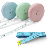 4 Pack Tape Measure Measuring Tape Tool for Body Fabric Sewing Tailor Cloth Knitting Home Craft Measurements, 60-Inch (Green,Mac
