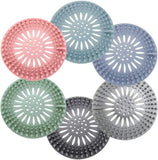DORMICO Silicone Hair Catcher Drain Cover, Shower Drain Cover, Drain Protector Filter, Kitchen Drain Stopper Sink Filter, Sewer