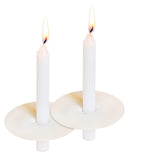 Howemon 150 Church Candles with Drip Protectors for Devotional Candlelight Vigil Service, Box of 150 Candles, Unscented White 5 H X 1/2 D, No Smoke
