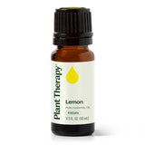 Plant Therapy Lemon Essential Oil for Diffusing, 10 mL (1/3 oz) 100% Pure, Undiluted, Natural Aromatherapy, Lemon Oil for Skin &