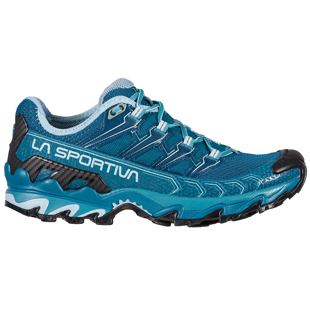 La Sportiva Women's Ultra Raptor II Trail Running Shoes, Ink/Topaz, 8