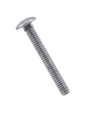 Hillman Group Galvanized Carriage Bolt 1/2 x 21/2, 50 Count, Blunt Point, Alloy Steel, SelfLocking Round Head Fasteners,