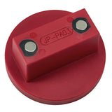 Potauto Nylon PA6 Magnetic Jack Pad Jacking Puck Adapter Support Compatible with Mercedes Benz Vehicles 2000-Present (Qty 1, Red
