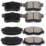 ECCPP D914-7795 D1336-8447 Front & Rear Ceramic Disc Brake Pad Set Fit For Acura ILX 2013-2015,For Honda Civic 2012-2015,For Hon
