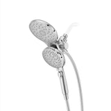 Pfister HydroFuse Shower Head and Handheld Combo, Hose Included, Magnetic Docking, 6-Function, 1.75 GPM, Polished Chrome Finish,