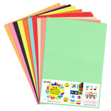 Ofixo A4 Multicolor, Bright, Big/Full Size, Chart/Pastel Sheets, Used In Art And Craft, Collage, Projects, Posters Etc. Plain Co