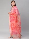 Gosriki Women'S Cotton Blend Solid Straight Kurta With Pant & With Dupatta (Chora Wp_Light Pink_L-Gs_Light Pink_Large),Light Pink,,B0BR7LJNW7