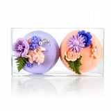 SLShePack 50 Pack Clear Macaron Boxes for 2, Mini Treat Boxes Chocolate Covered Orec Boxes Chocolate Truffle Boxes Browines Boxe