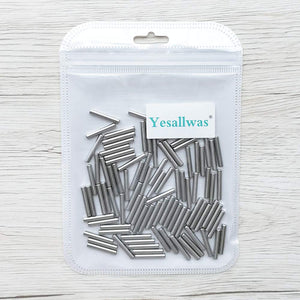 100 Pieces 3 mm x 18 mm Dowel Pin Stainless Steel Shelf Support Pin Metal Fasten Elements by Yesallwas