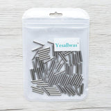 100 Pieces 3 mm x 18 mm Dowel Pin Stainless Steel Shelf Support Pin Metal Fasten Elements by Yesallwas